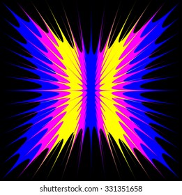 beautiful bright butterfly