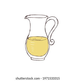 beautiful bright food cartoon illustration