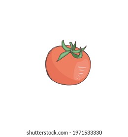 beautiful bright food cartoon illustration