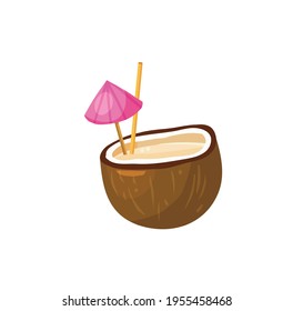 beautiful bright juicy cartoon delicious cocktails illustration