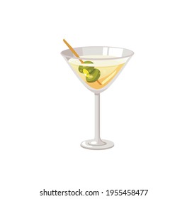 beautiful bright juicy cartoon delicious cocktails illustration