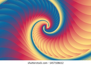 beautiful bright red and yellow colorful background design with spiral effect using gradient effect for banner, presentation and wallpaper, invitation purpose