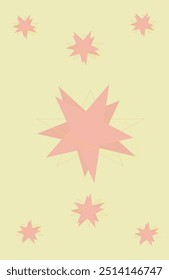 Hermoso fondo de Vector de estrella brillante