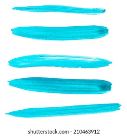 Beautiful bright watercolor stripes. And also includes EPS 10 vector