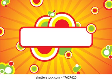 The beautiful bright yellow abstract background, wall-paper. All parts (object) closed, possibility to edit. Made with clipping mask.