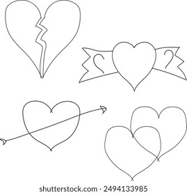 beautiful broken love an loves logo design 