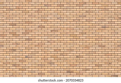 Beautiful brown block brick wall seamless pattern texture background.