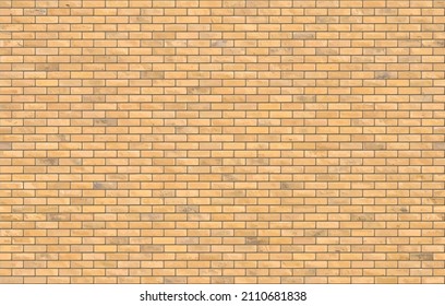 Beautiful brown block brick wall seamless pattern texture background.