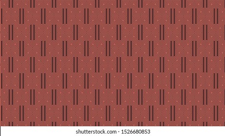 Beautiful brown colored line pattern, a vector design.