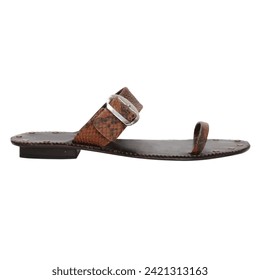 beautiful brown sandal or slipper 