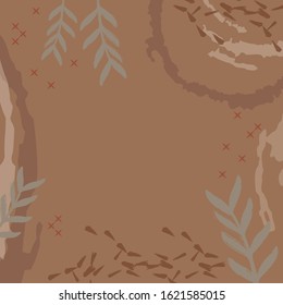 beautiful brown scarf pattern design