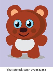 Beautiful Brown Teddy Vector file and High Quality Image 