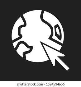 Beautiful Browser Vector Glyph icon