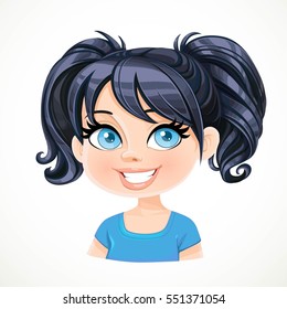 Dark-hair-cartoon Images, Stock Photos & Vectors | Shutterstock