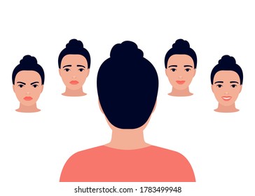 横顔 笑 女性 のイラスト素材 画像 ベクター画像 Shutterstock