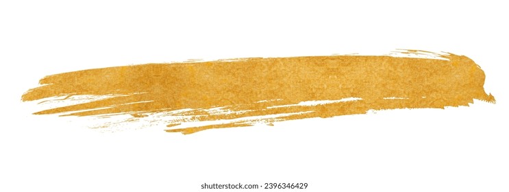 Schöne Pinselstriche mit goldener Struktur