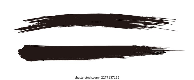 Beautiful brush strokes. brush texture.