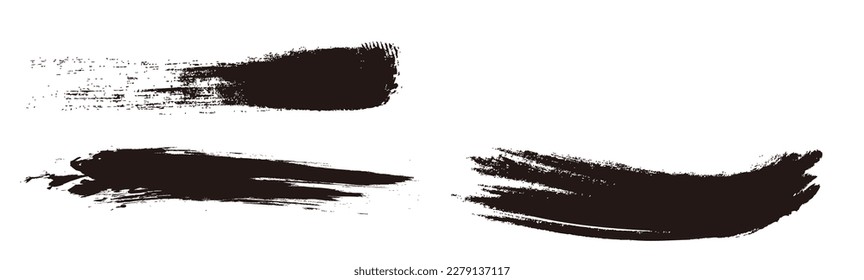 Beautiful brush strokes. brush texture.