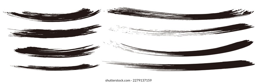 Beautiful brush strokes. brush texture.