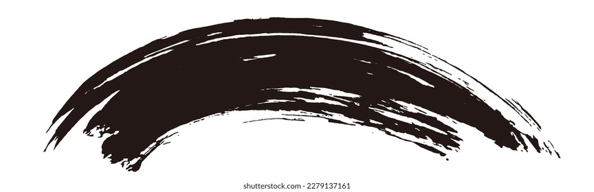 Beautiful brush strokes. brush texture.