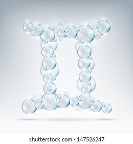 beautiful bubbles arrow of soap