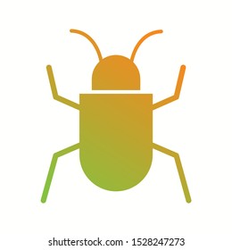 Beautiful Bug Vector Glyph icon