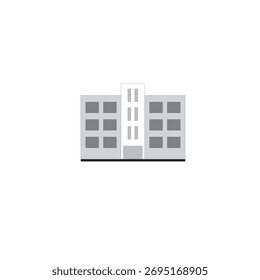 Icono hermoso del Vector del edificio que se puede utilizar como diseño basado industrial
