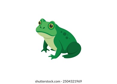 Beautiful Bull Frog vector artwork