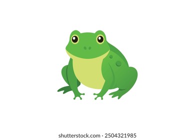 Beautiful Bull Frog vector artwork