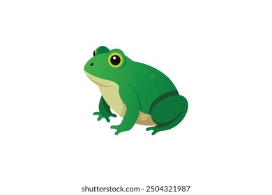 Hermosa obra de arte de Vector de rana de toro