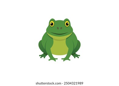 Beautiful Bull Frog vector artwork