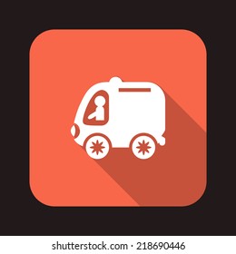 Beautiful Business Bus web icon