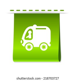 Beautiful Business Bus web icon