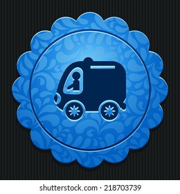 Beautiful Business Bus web icon