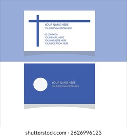 A beautiful business card design template