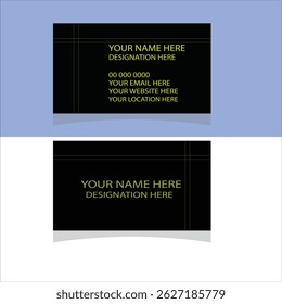 Um modelo de design de cartão de visita bonito