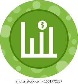 Beautiful Business chart Vector Glyph Icon