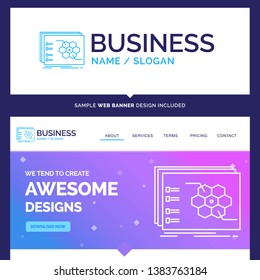 Beautiful Business Concept Brand Name Game, strategic, strategy, tactic, tactical Logo Design and Pink and Blue background Website Header Design template. Place for Slogan / Tagline. Exclusive Website