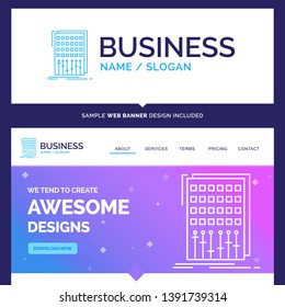 Beautiful Business Concept Brand Name Audio, control, mix, mixer, studio Logo Design and Pink and Blue background Website Header Design template. Place for Slogan / Tagline. Exclusive Website banner a