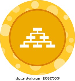 Beautiful Business structure Vector Glyph icon
