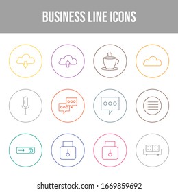 Beautiful Business vector icon set