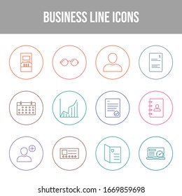 Beautiful Business vector icon set