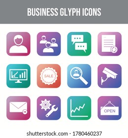 Beautiful Business vector icon set