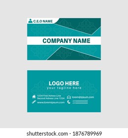 Beautiful business and visiting card illustration vector design.