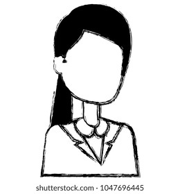 beautiful businesswoman avatar character