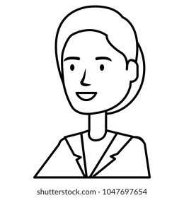 beautiful businesswoman avatar character