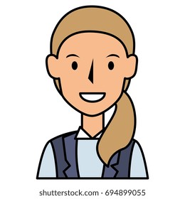 beautiful businesswoman avatar character