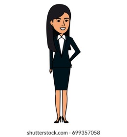 beautiful businesswoman avatar character