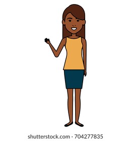 beautiful businesswoman avatar character