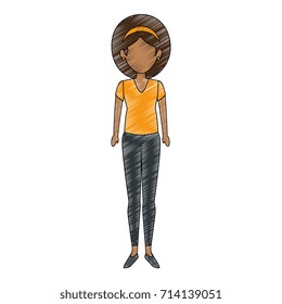 beautiful businesswoman avatar character